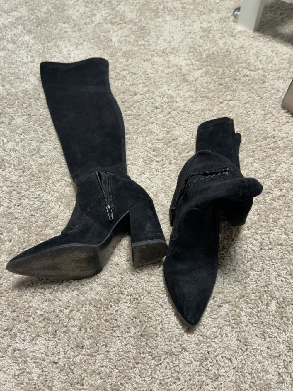 Steve Madden Black Over-the-Knee Boots